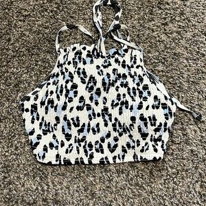 High neck bikini top!
